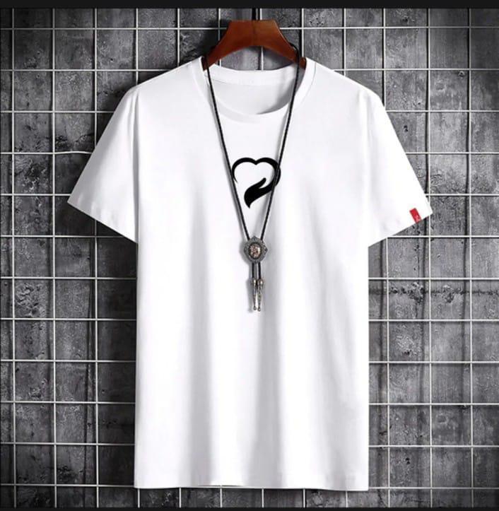 Men,s printed cotton jersey T-shirt 1pc