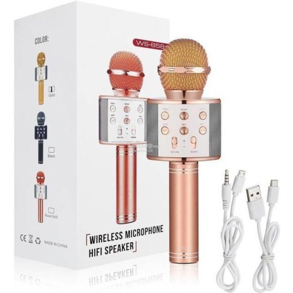 Bluetooth Microphone Karaoke Wireless Microphone (H)