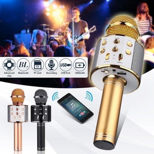 Bluetooth Microphone Karaoke Wireless Microphone (H)
