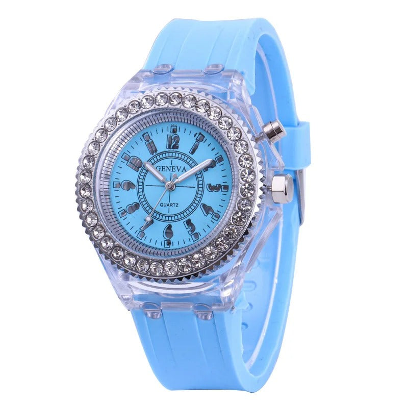 Led Flash Luminous Watch