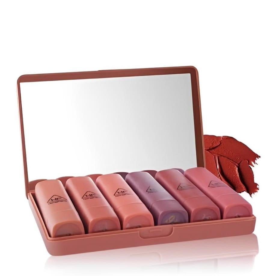 High pigmented lipstick pack of 6