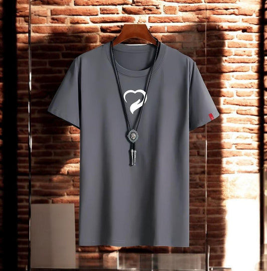 Men,s printed cotton jersey T-shirt 1pc