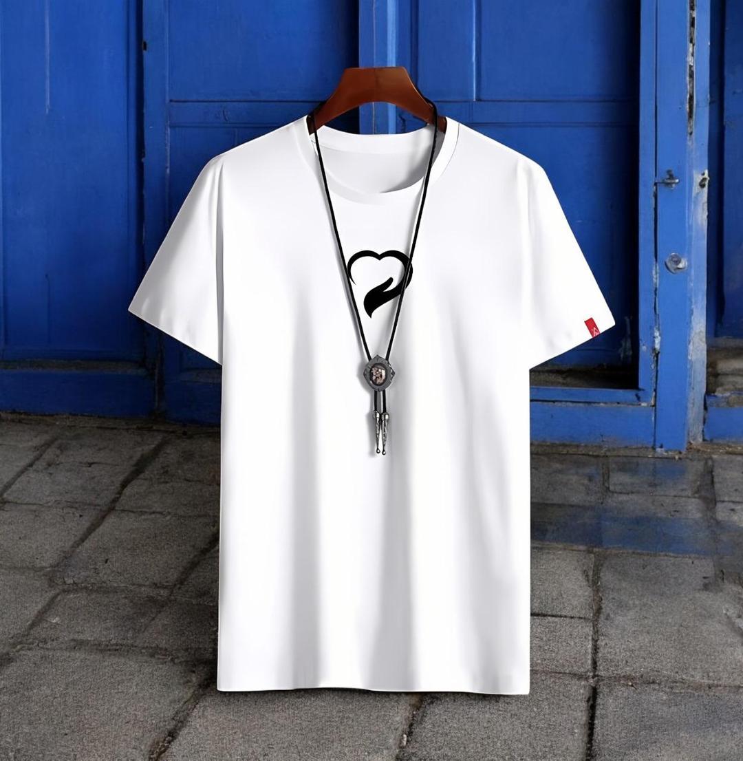 Men,s printed cotton jersey T-shirt 1pc