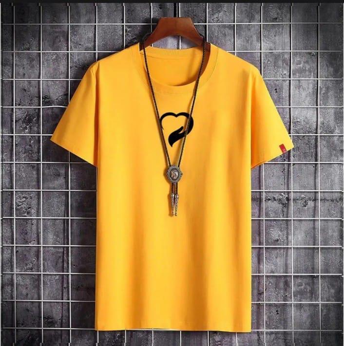 Men,s printed cotton jersey T-shirt 1pc