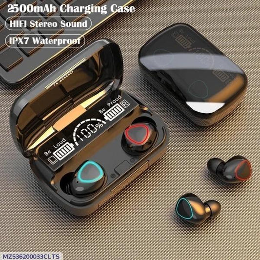 M10 wireless earbuds, black