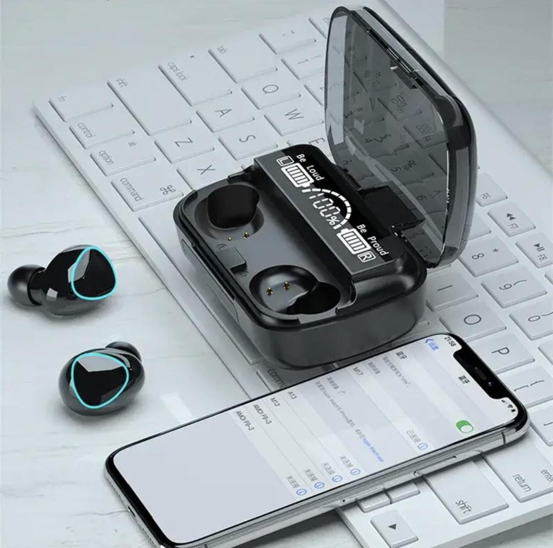 M10 wireless earbuds, black