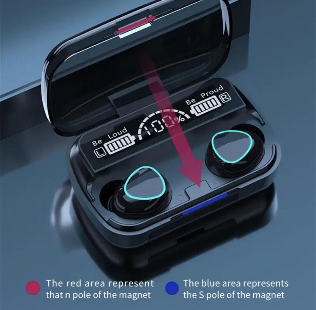M10 wireless earbuds, black