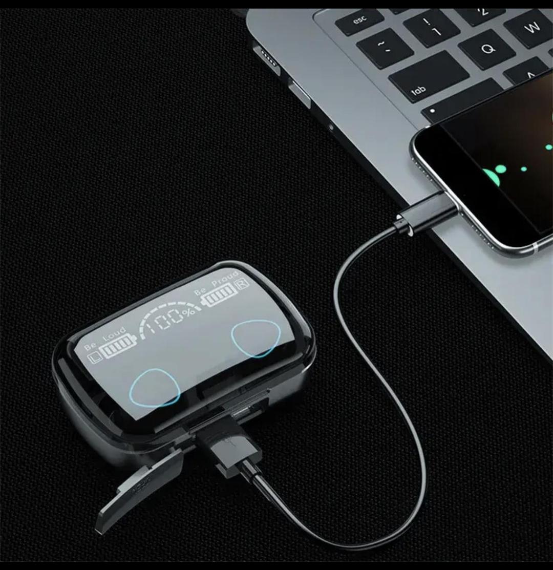 M10 wireless earbuds, black