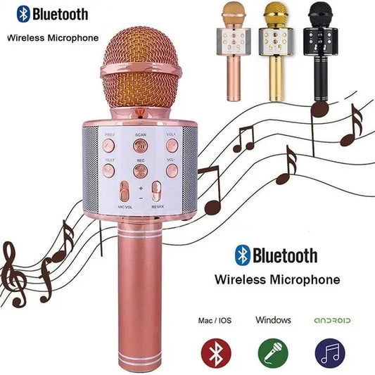 Bluetooth Microphone Karaoke Wireless Microphone (H)