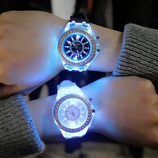 Led Flash Luminous Watch