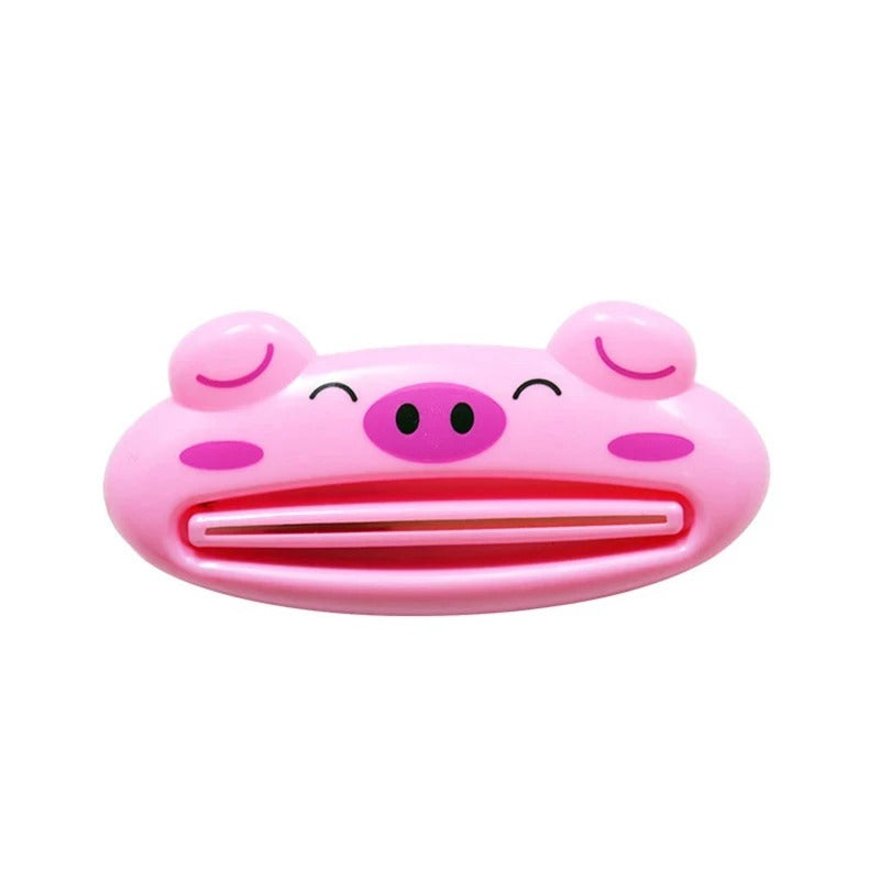 For Home Bathroom Animal Easy Toothpaste Dispenser Plastic