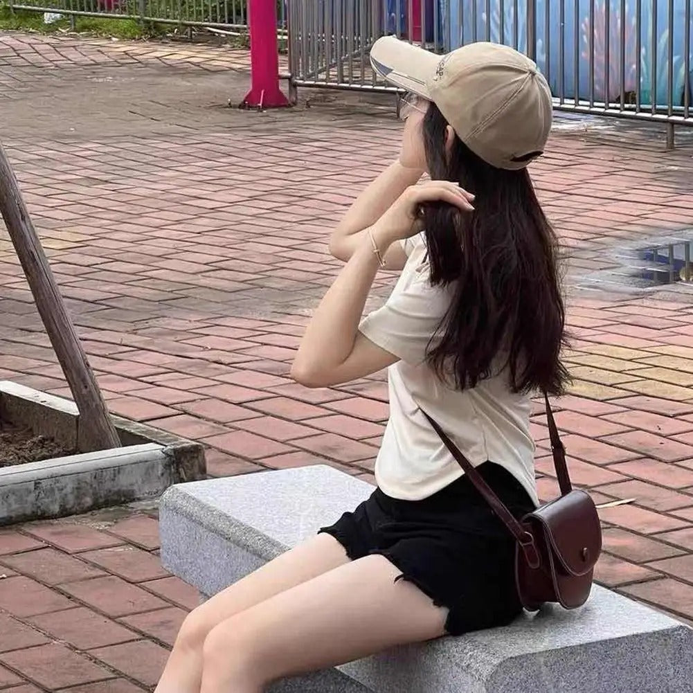 Women Men Summer Structured Baseball Cap Adjustable Snapback