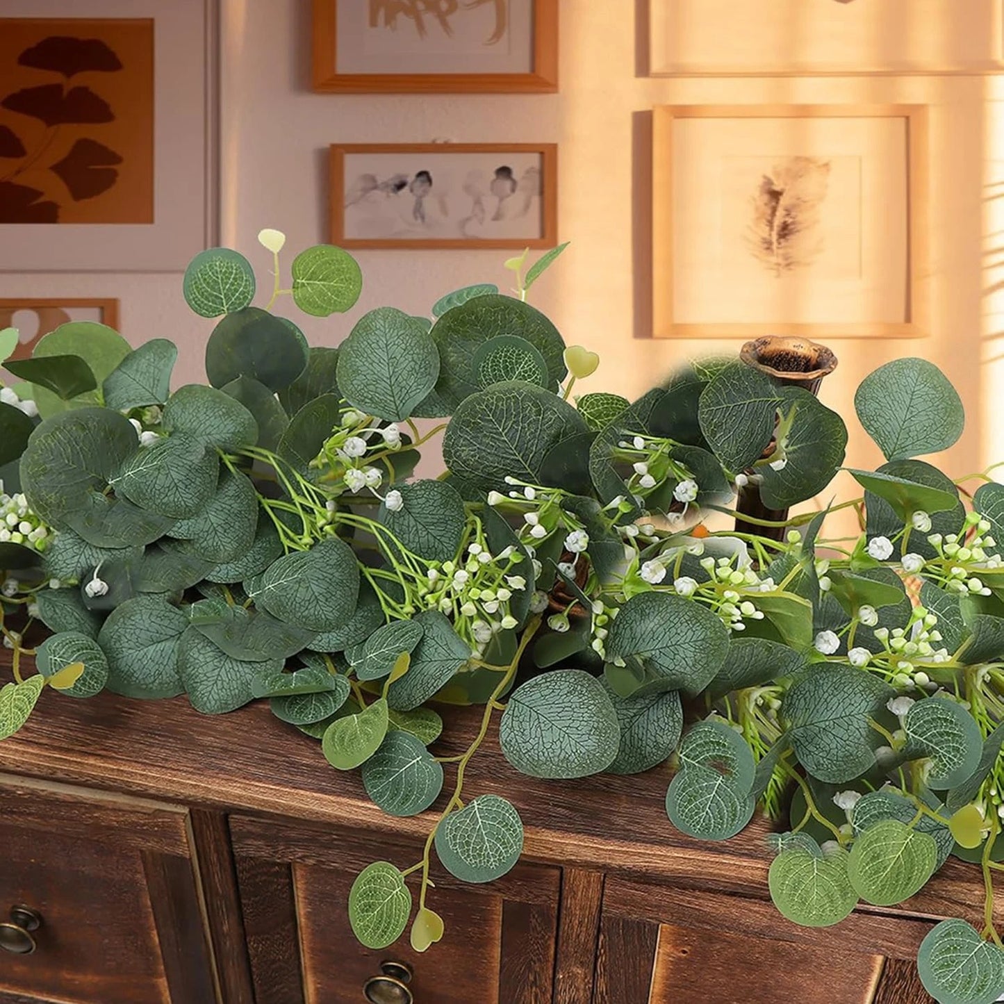 Greenery Foliage Vine Artificial plant christmas Accessories