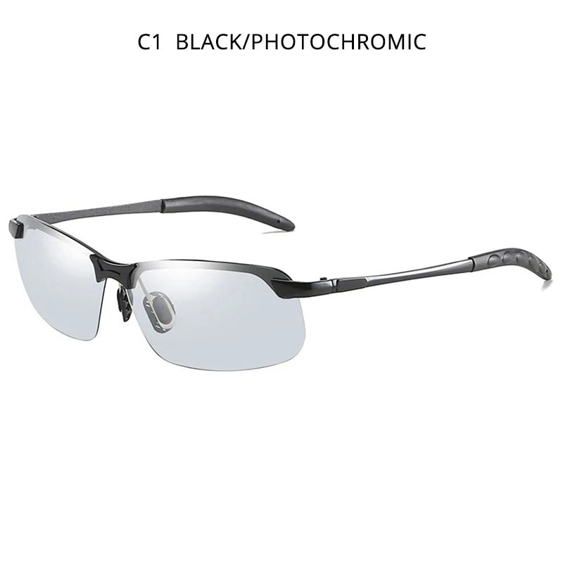 Vintage Photochromic Sunglasses Men Fashion
