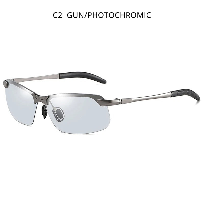 Vintage Photochromic Sunglasses Men Fashion
