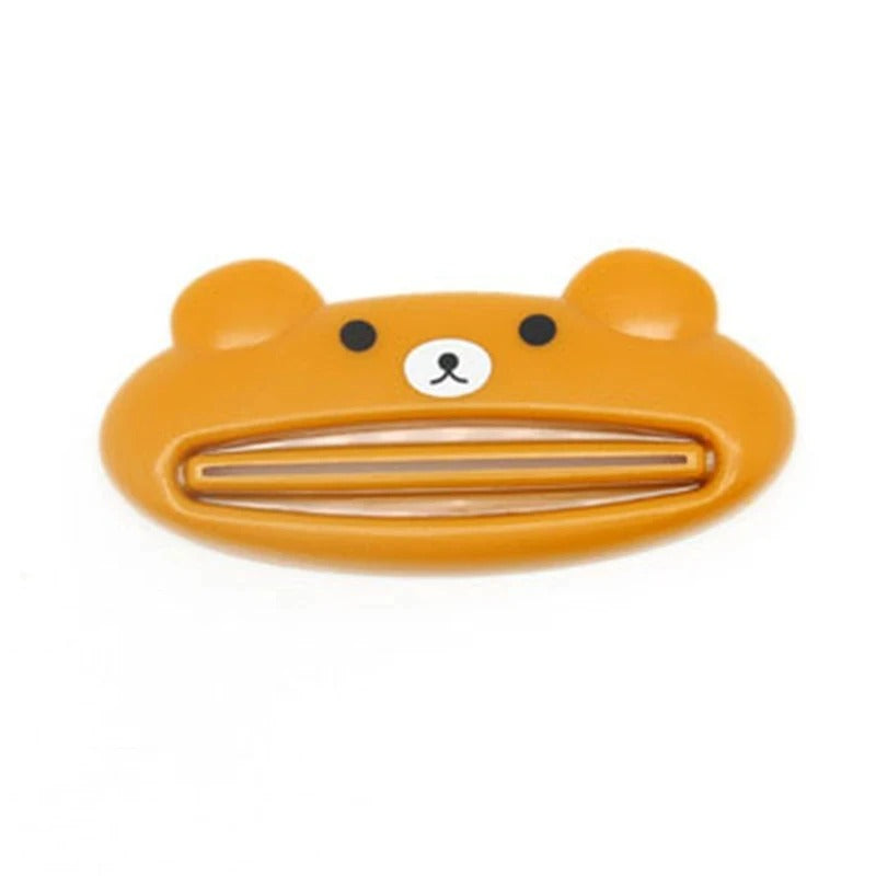 For Home Bathroom Animal Easy Toothpaste Dispenser Plastic