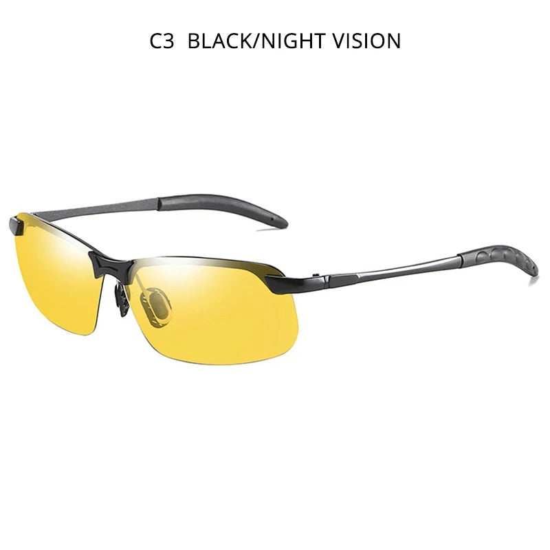 Vintage Photochromic Sunglasses Men Fashion