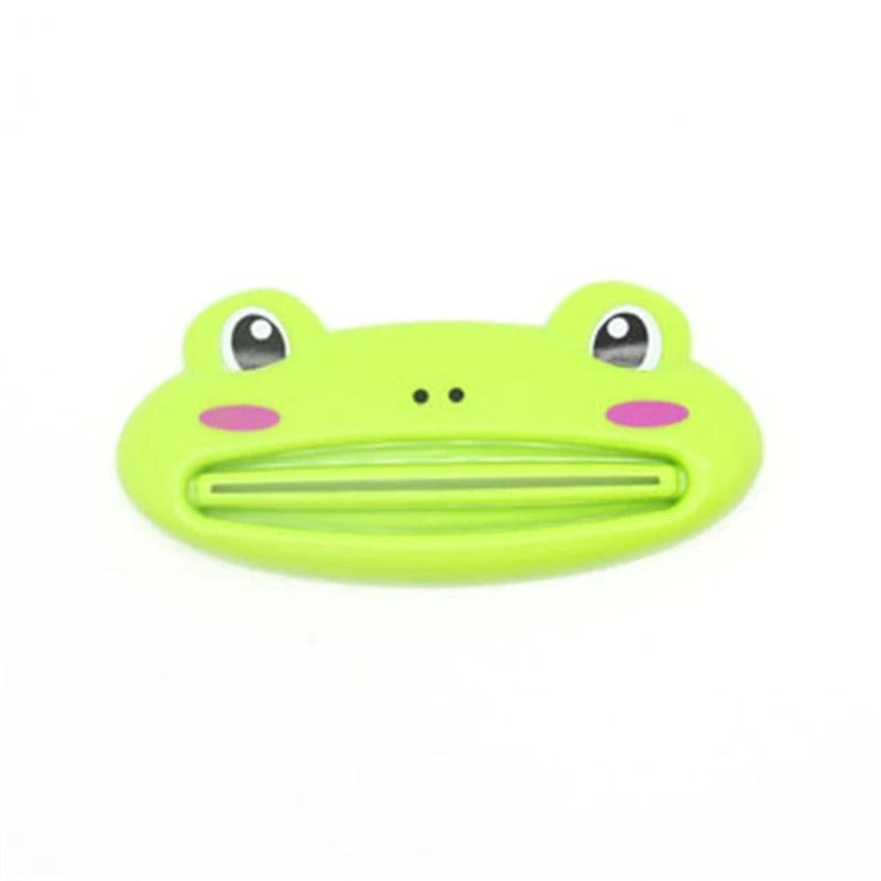 For Home Bathroom Animal Easy Toothpaste Dispenser Plastic