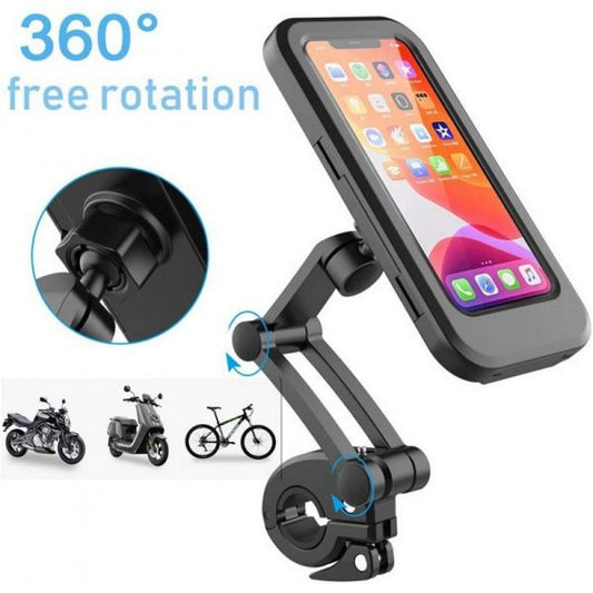 Waterproof Magnetic Bicycle Mobile Phone Holder (H)