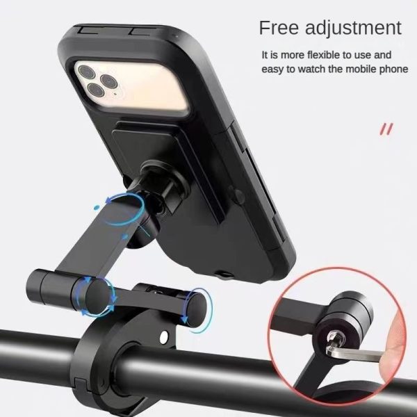 Waterproof Magnetic Bicycle Mobile Phone Holder (H)