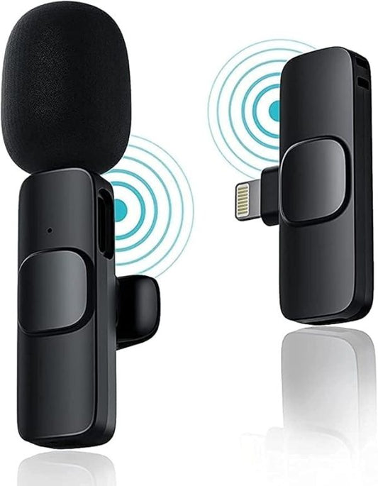 Wireless Mic K9 Dual Microphone Mic Plug & Play Usb Type C (H)